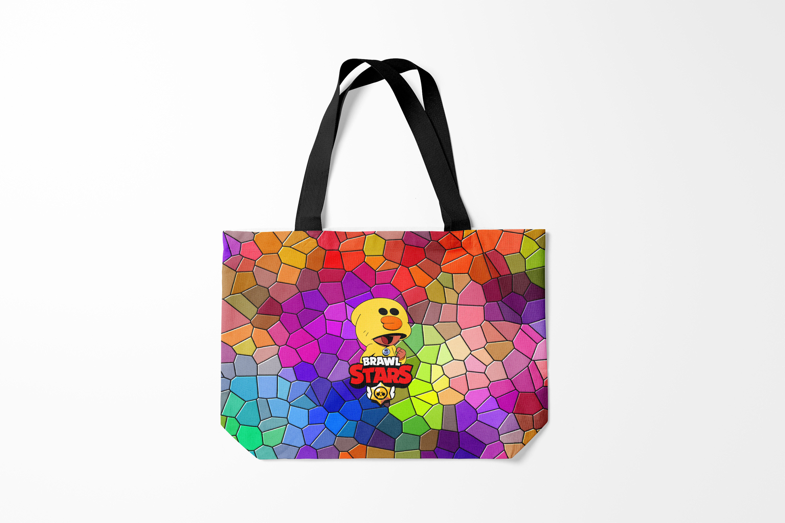 

Сумка шoппер унисекс Burnettie Brawl Stars LEON SALLY, разноцветный, Brawl Stars LEON SALLY