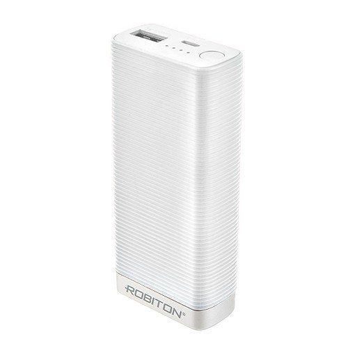 

Внешний аккумулятор ROBITON POWER BANK Li5.2-W 5200мАч белый BL1, POWER BANK Li5.2-W