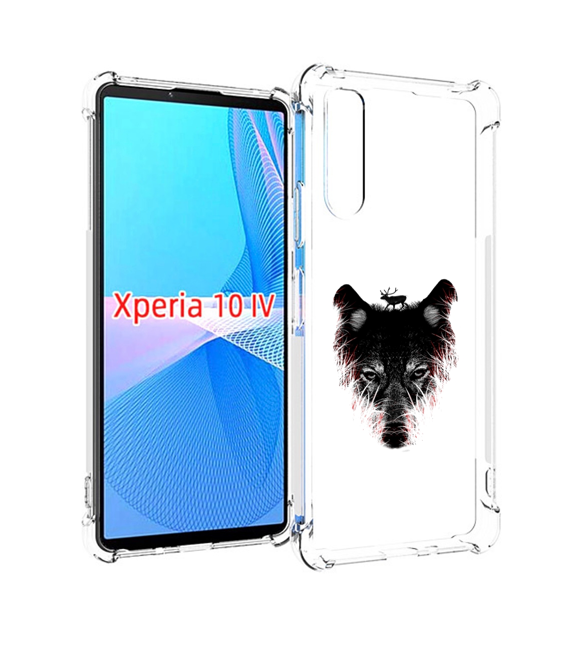 

Чехол MyPads волк в траве для Sony Xperia 10 IV (10-4), Прозрачный, Tocco