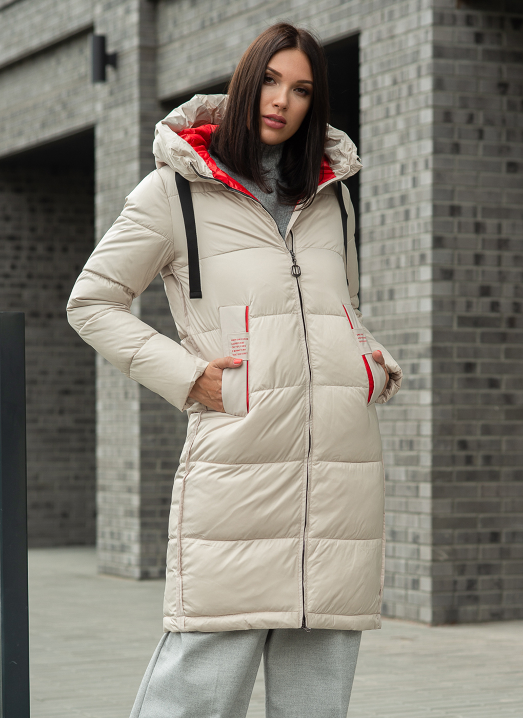 

Пальто женское WINTERRA 57130 бежевое 44 RU, Бежевый, 57130