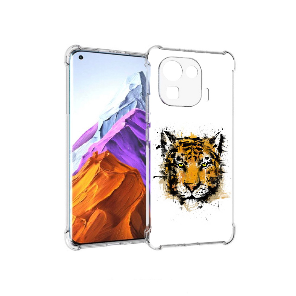 

Чехол MyPads Tocco для Xiaomi 11 Pro тигруля (PT144585.286.643), Прозрачный, Tocco