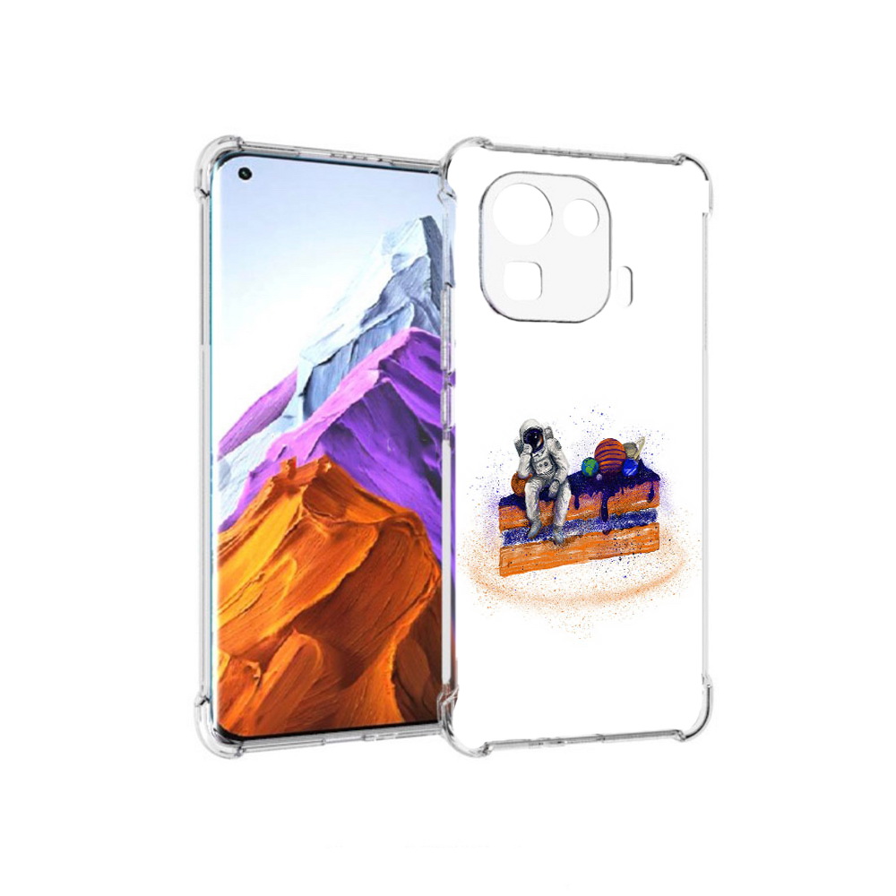 

Чехол MyPads Tocco для Xiaomi 11 Pro торт с планетами (PT144585.286.648), Прозрачный, Tocco