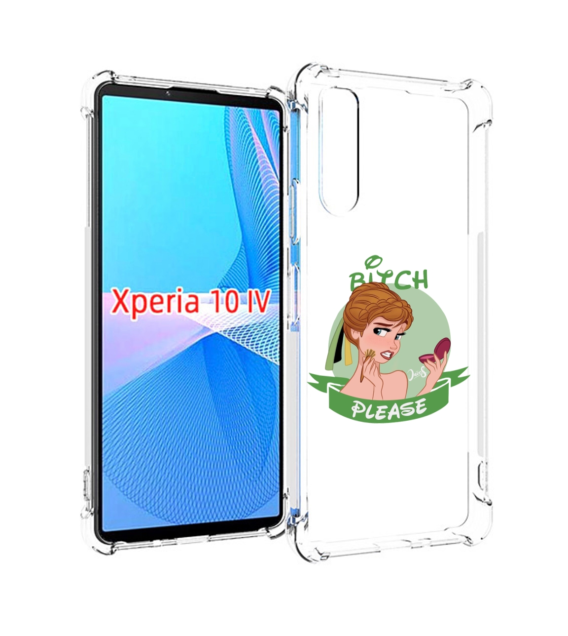 

Чехол MyPads принцесса-Анна женский для Sony Xperia 10 IV (10-4), Прозрачный, Tocco