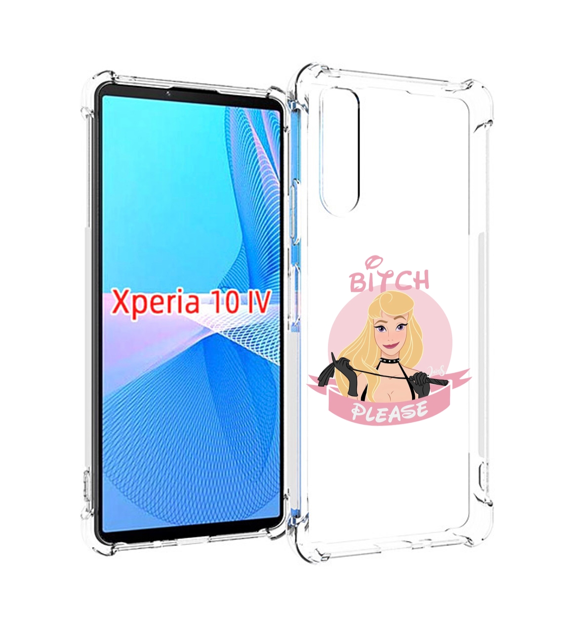 

Чехол MyPads принцесса-аврора женский для Sony Xperia 10 IV (10-4), Прозрачный, Tocco