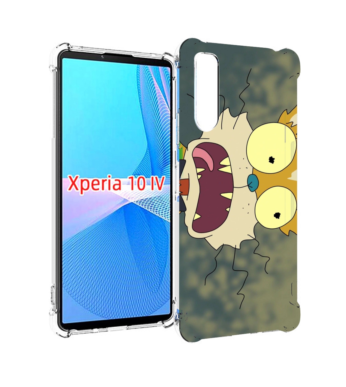 

Чехол MyPads пугливый кот для Sony Xperia 10 IV (10-4), Прозрачный, Tocco