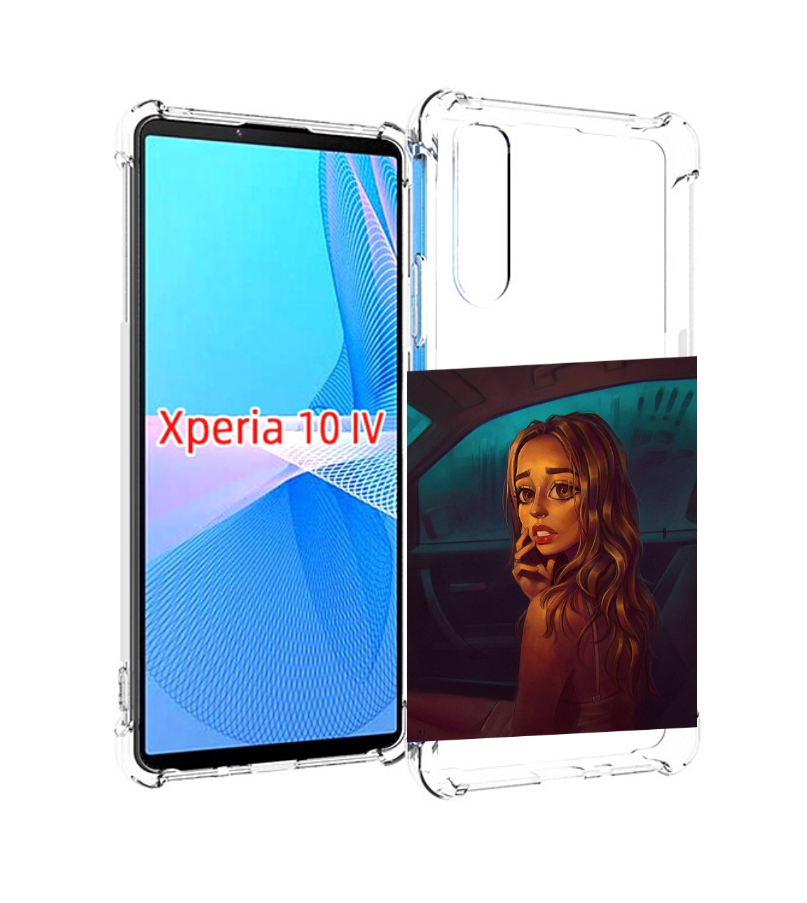 

Чехол MyPads пуп-невесты женский для Sony Xperia 10 IV (10-4), Прозрачный, Tocco