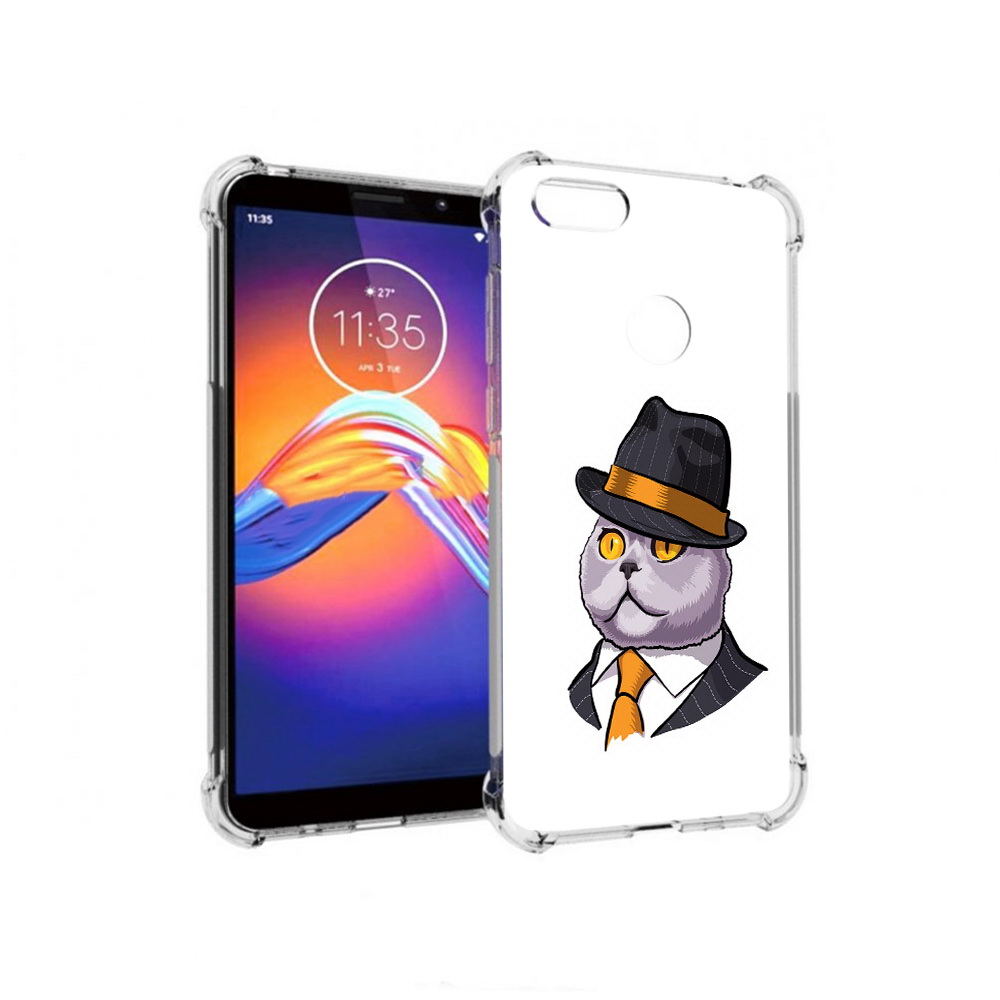 

Чехол MyPads Tocco для Motorola Moto E6 британец (PT227058.343.247), Прозрачный, Tocco
