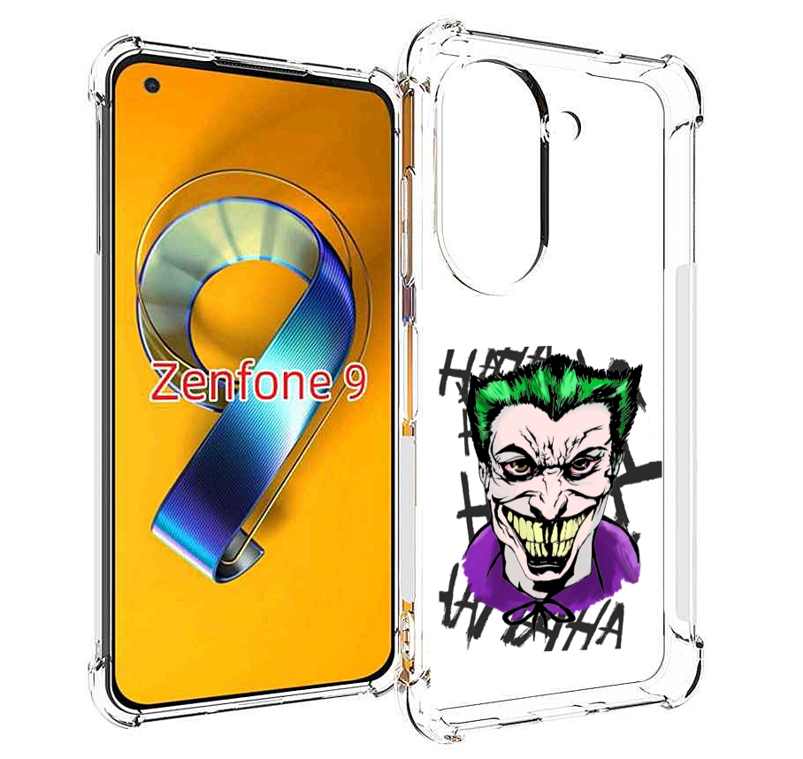 Чехол MyPads Джокер-крейзи для Asus Zenfone 9 (AI2202)
