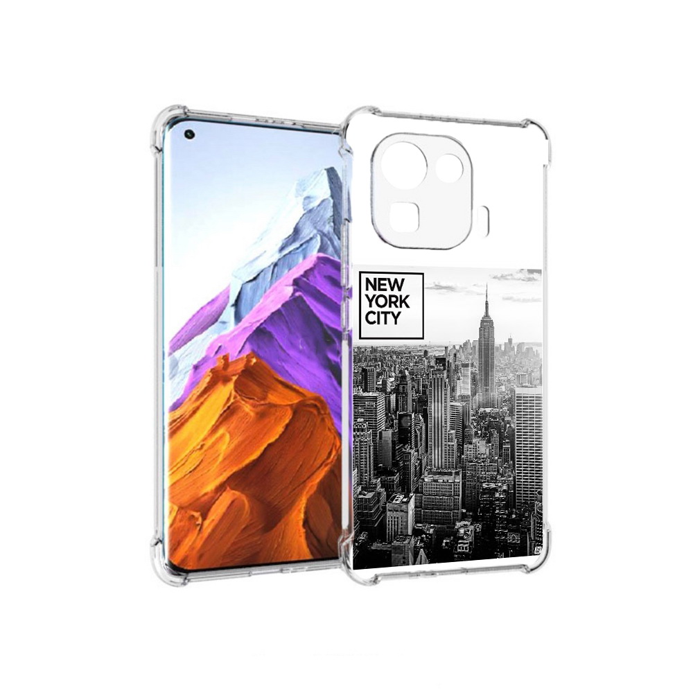

Чехол MyPads Tocco для Xiaomi 11 Pro черно белый ньюерк (PT144585.286.686), Прозрачный, Tocco
