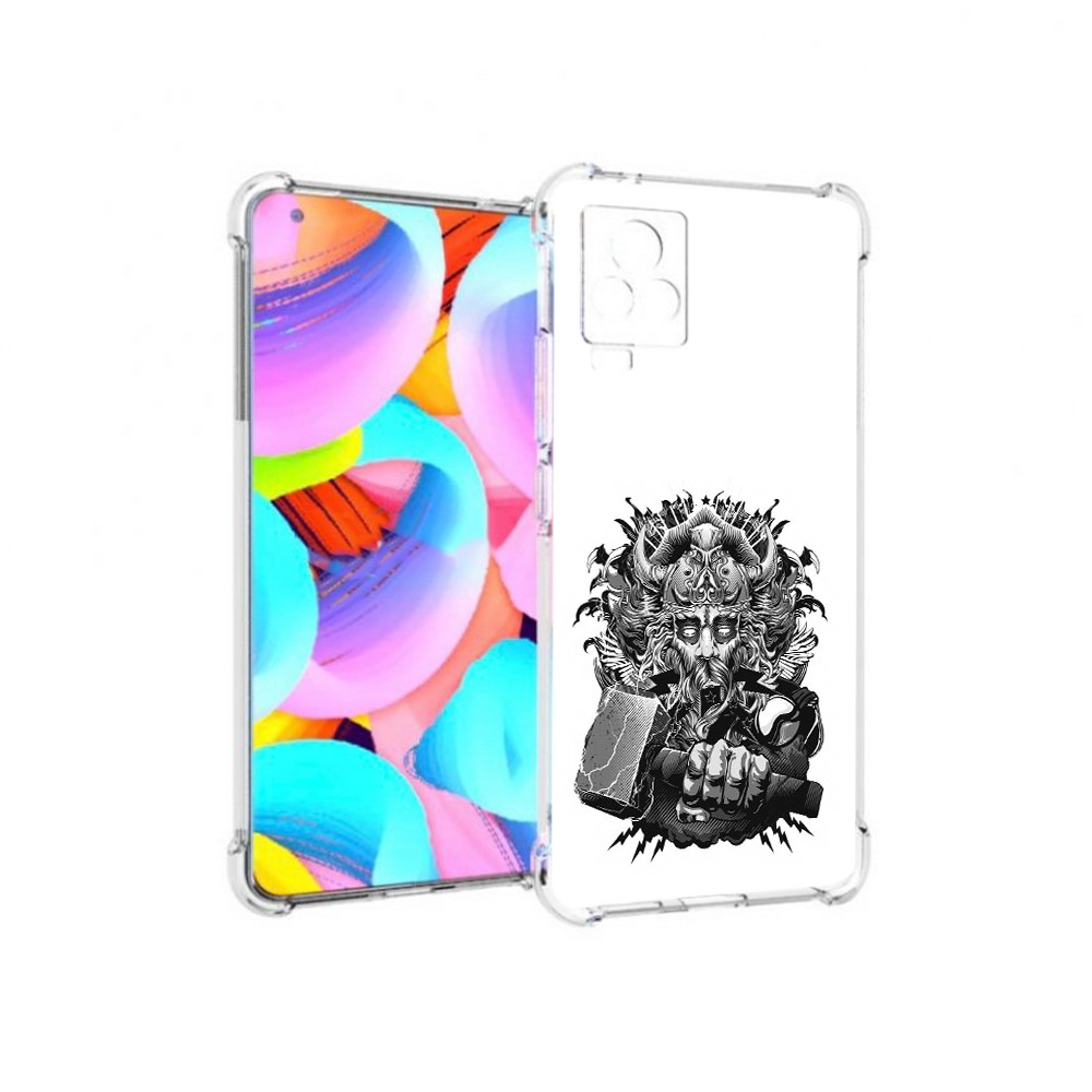 

Чехол MyPads Tocco для Vivo IQOO 7 злой тор, Прозрачный, Tocco