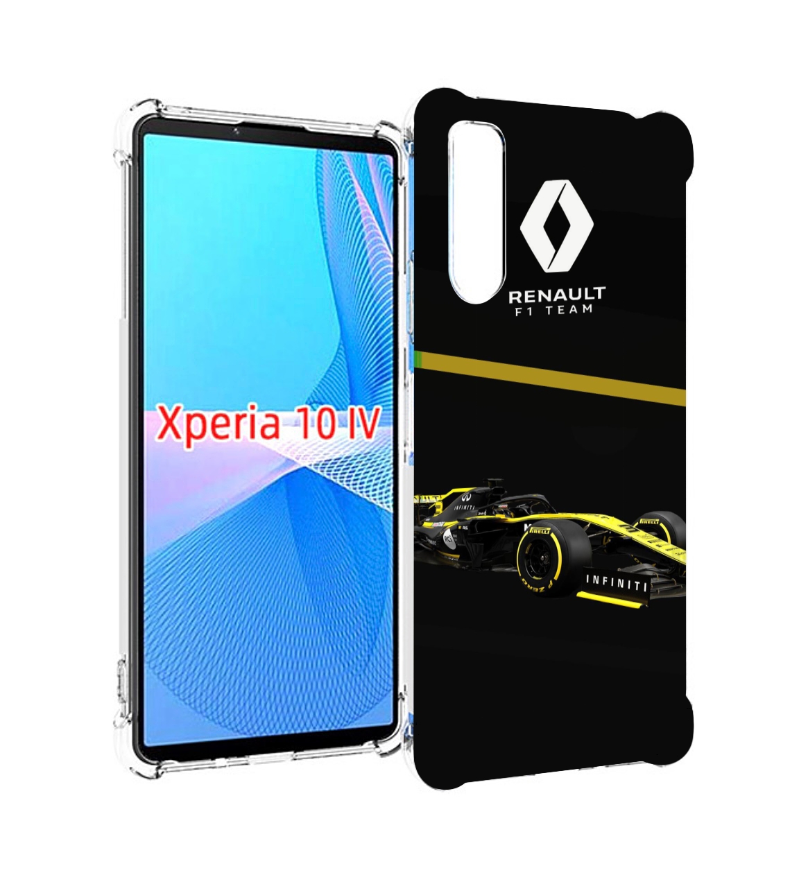 

Чехол MyPads renault 2 для Sony Xperia 10 IV (10-4), Прозрачный, Tocco