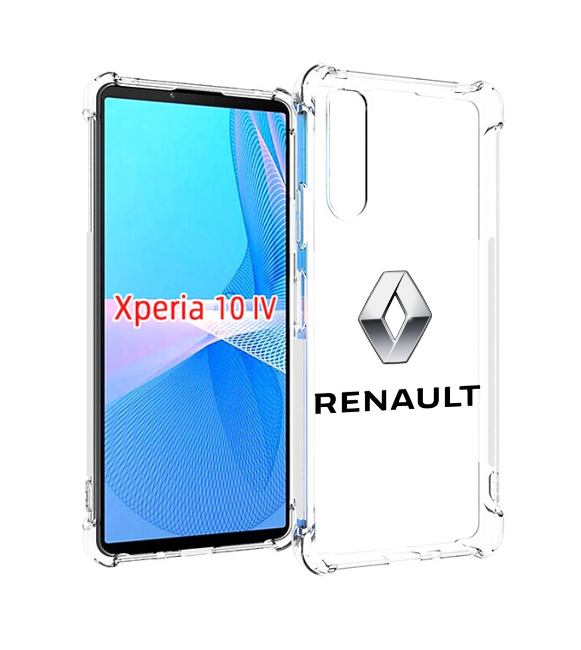 

Чехол MyPads рено-4 мужской для Sony Xperia 10 IV (10-4), Прозрачный, Tocco
