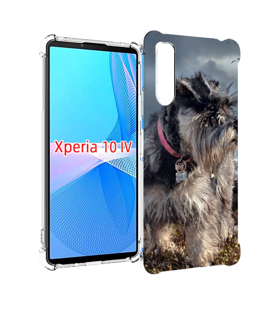 

Чехол MyPads ризеншнауцер 2 для Sony Xperia 10 IV (10-4), Прозрачный, Tocco