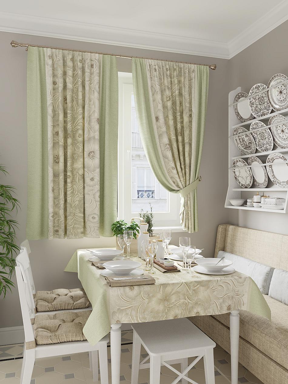 

Комплекты штор AT HOME Кианис высота 180 см, ширина 150 см, Бежевый, 961207