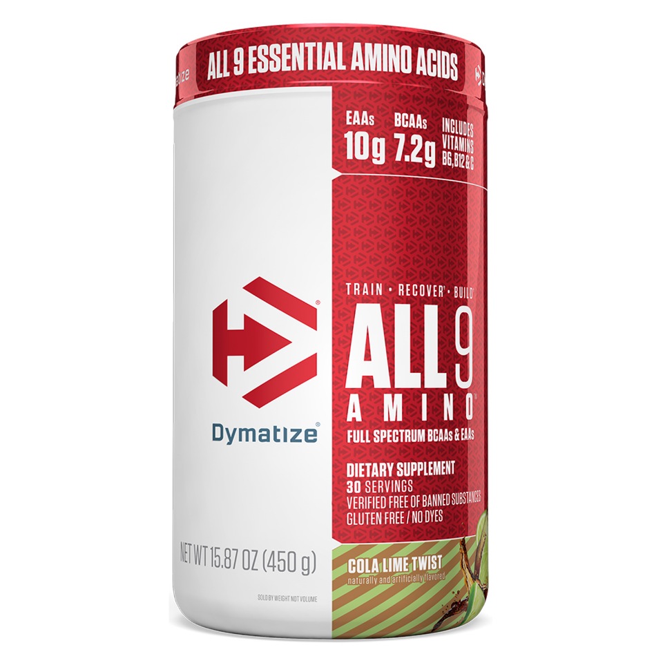 

Комплекс аминокислот Dymatize All 9 Amino 450 гр Кола с лаймом