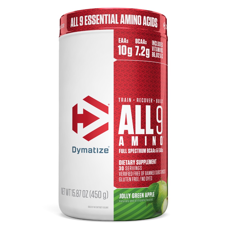 

Комплекс аминокислот Dymatize All 9 Amino 450 гр Зелёное яблоко джолли