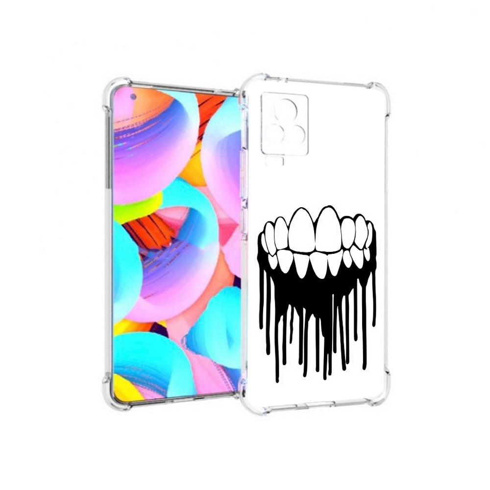 

Чехол MyPads Tocco для Vivo IQOO 7 зубы, Прозрачный, Tocco