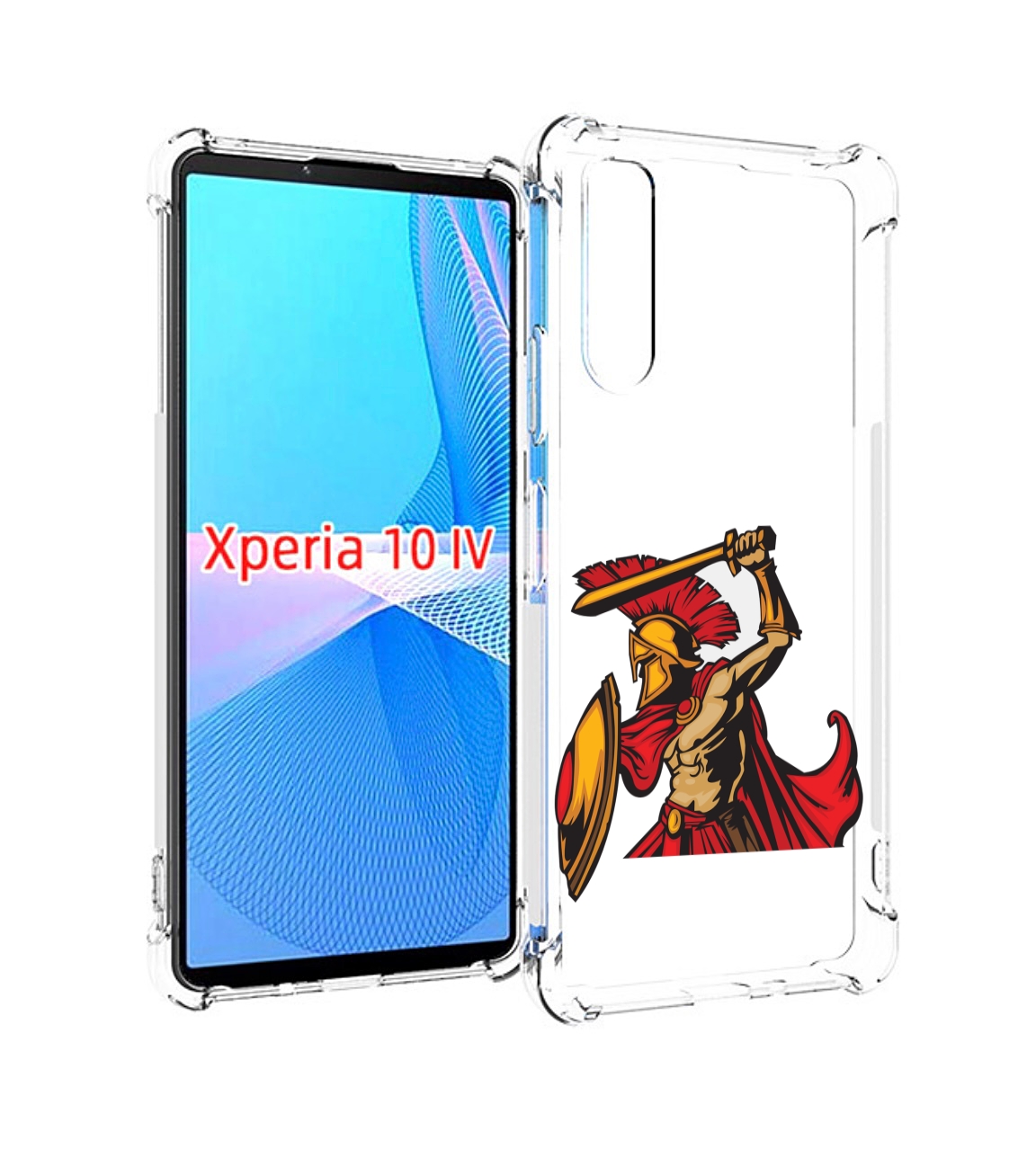 

Чехол MyPads римский-воин для Sony Xperia 10 IV (10-4), Прозрачный, Tocco