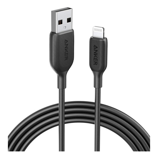 Кабель Anker PowerLine III USB-A - Lightning 1.8м черный (A8813H11) PowerLine III USB-A - Lightning 1.8 м