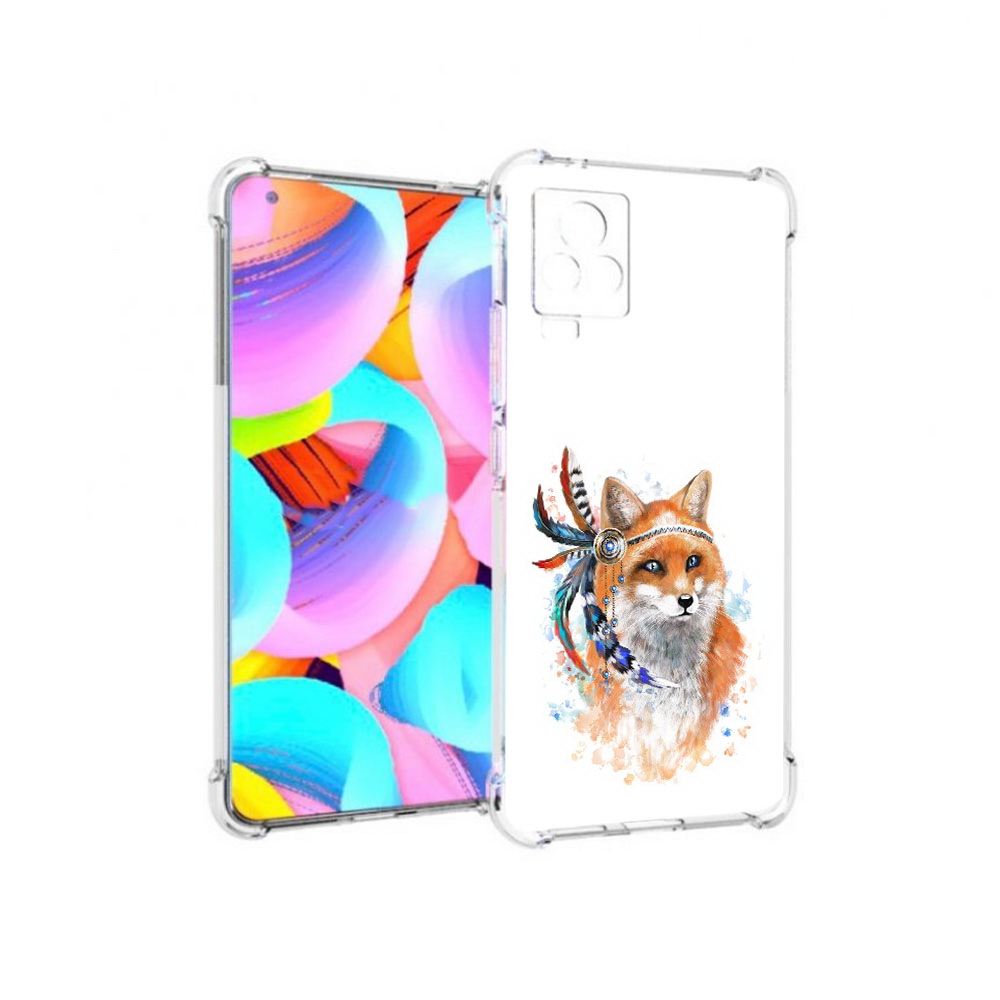 

Чехол MyPads Tocco для Vivo IQOO 7 инду лиса, Прозрачный, Tocco