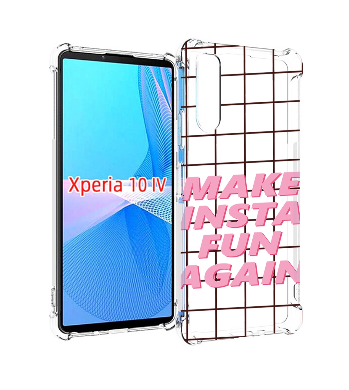 

Чехол MyPads розовая-надпись-про для Sony Xperia 10 IV (10-4), Прозрачный, Tocco