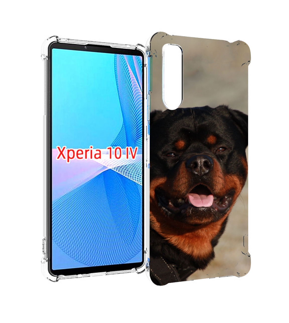 

Чехол MyPads ротвеллер 2 для Sony Xperia 10 IV (10-4), Прозрачный, Tocco