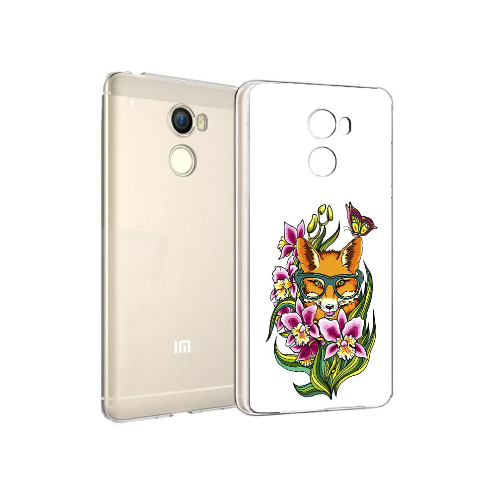 

Чехол MyPads Tocco для Xiaomi Redmi 4 Лиса в цветах (PT47306.287.108), Прозрачный, Tocco