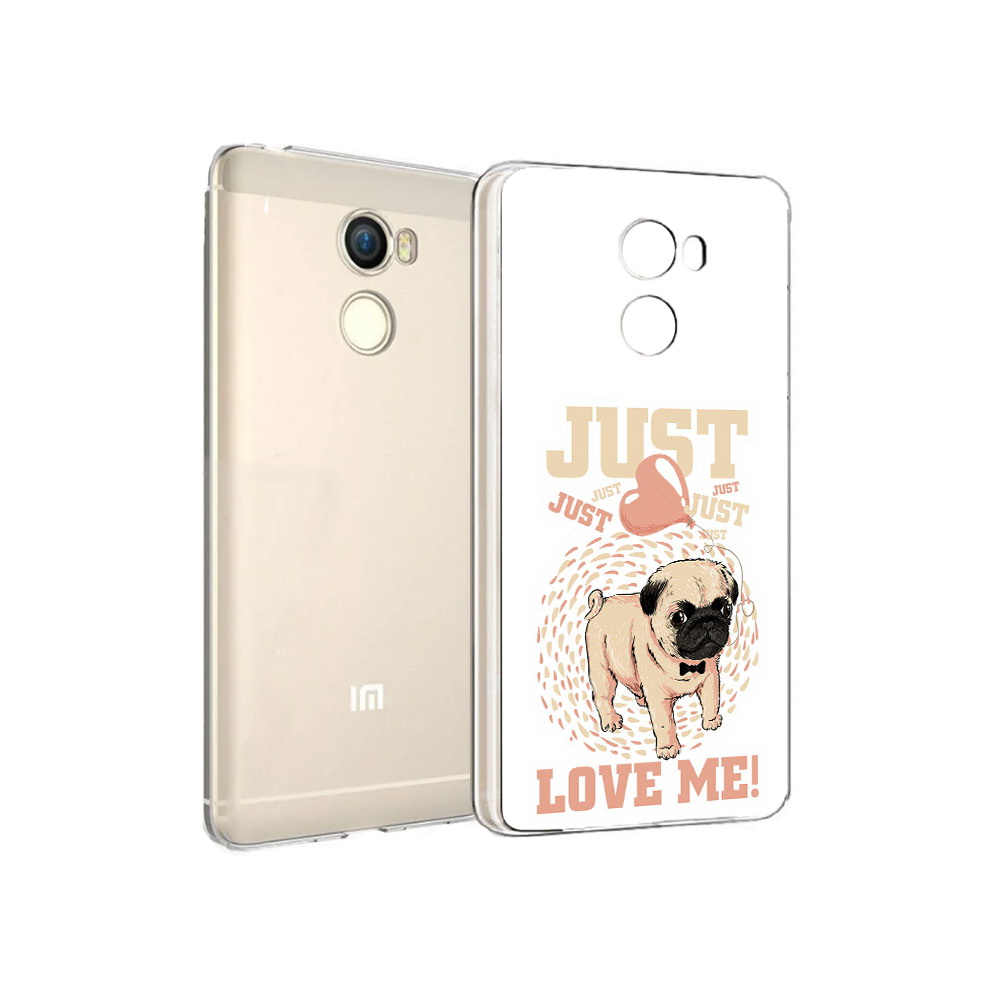 

Чехол MyPads Tocco для Xiaomi Redmi 4 Люби меня (PT47306.287.109), Прозрачный, Tocco