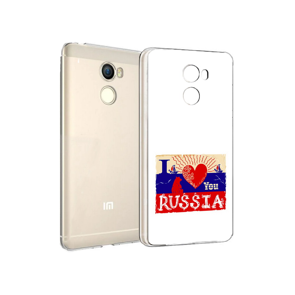 

Чехол MyPads Tocco для Xiaomi Redmi 4 Люблю Россию (PT47306.287.112), Прозрачный, Tocco