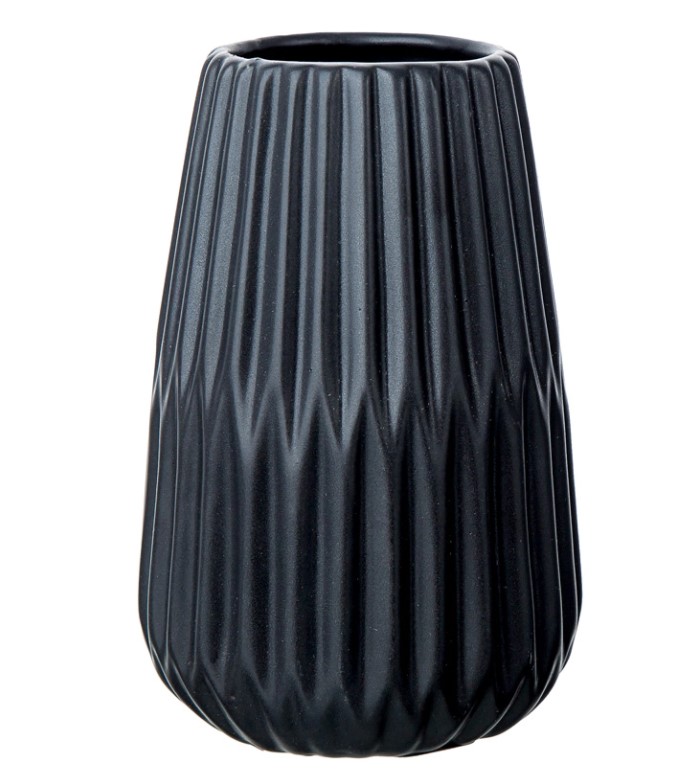 фото Ваза фарфоровая декоративная boltze esko 17 см черная в ассортименте