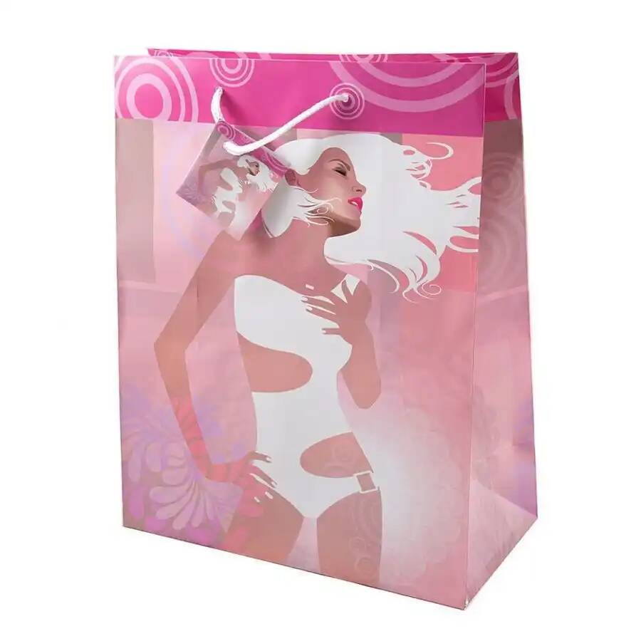 

Nail Art Пакет подарочный бумажный ламинированный 006efe LV, 26 x 32,4 см, (10шт.), Розовый, kr-20860