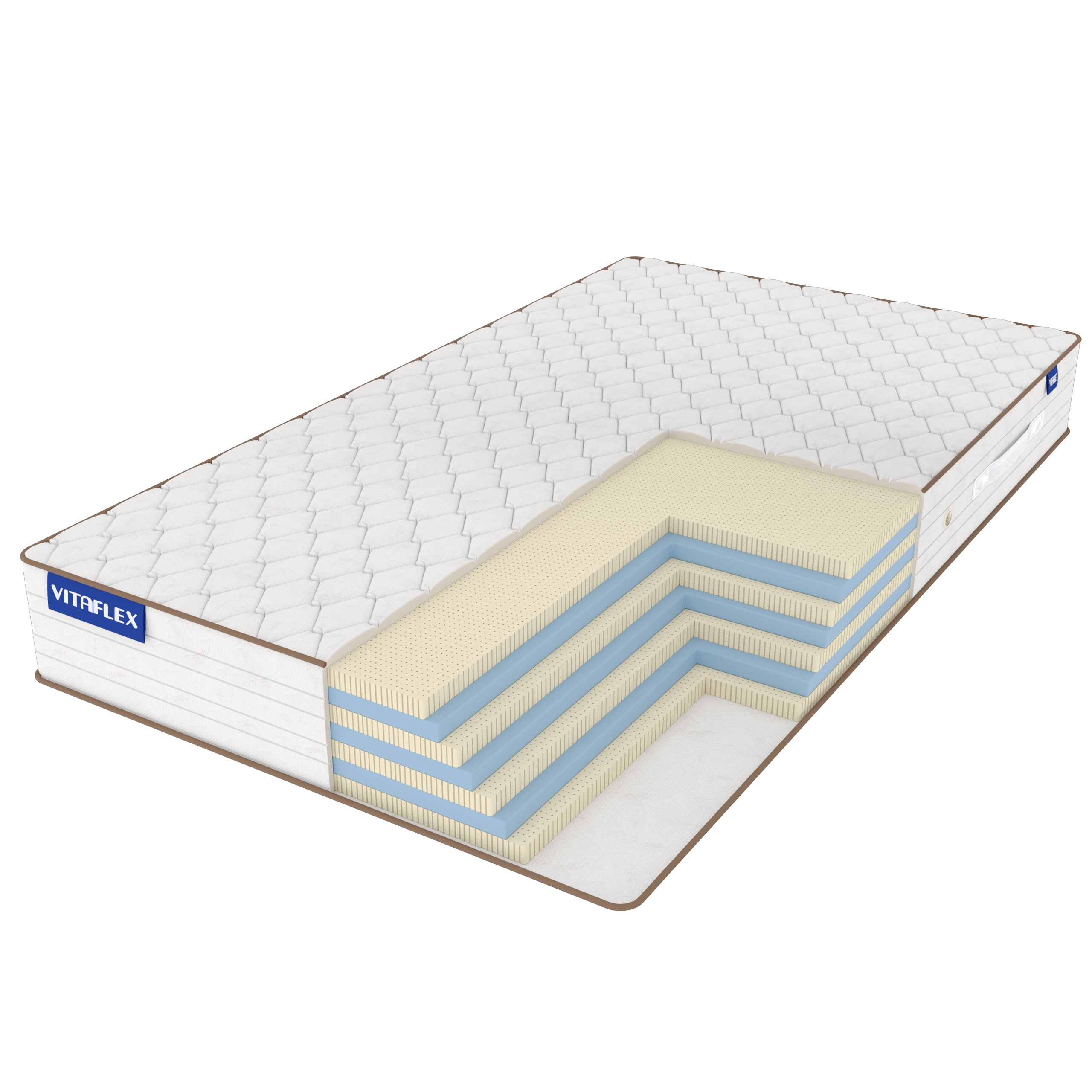 

Матрас Vitaflex Mix Easy-Foam Hight 185х185, Белый, Easy-Foam Hight