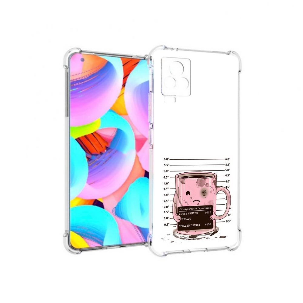 

Чехол MyPads Tocco для Vivo IQOO 7 кружка, Прозрачный, Tocco