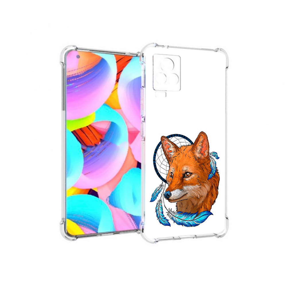 

Чехол MyPads Tocco для Vivo IQOO 7 лиса и ловец снов, Прозрачный, Tocco