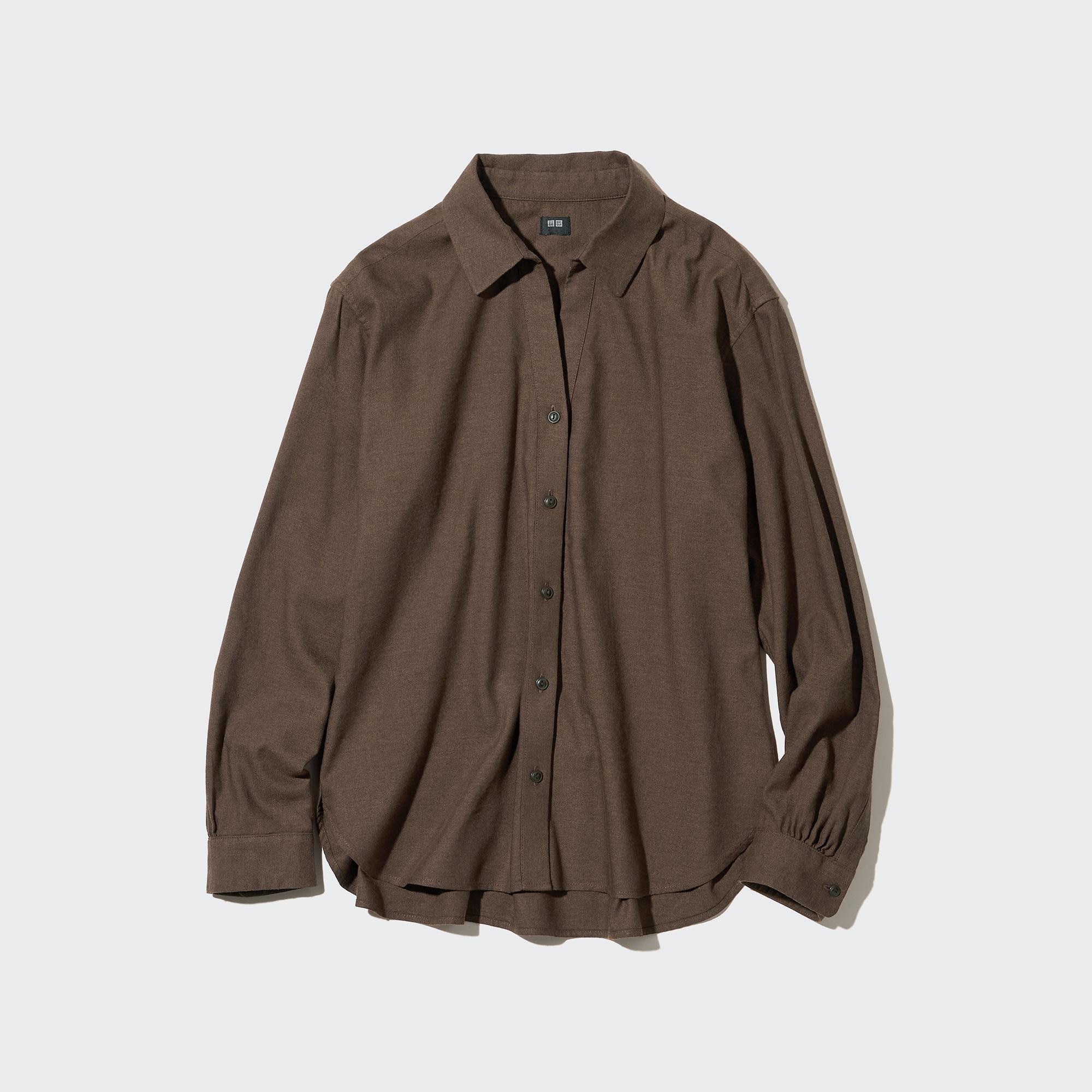

Рубашка женская UNIQLO 453406COL35 коричневая 2XL (доставка из-за рубежа), 453406COL35