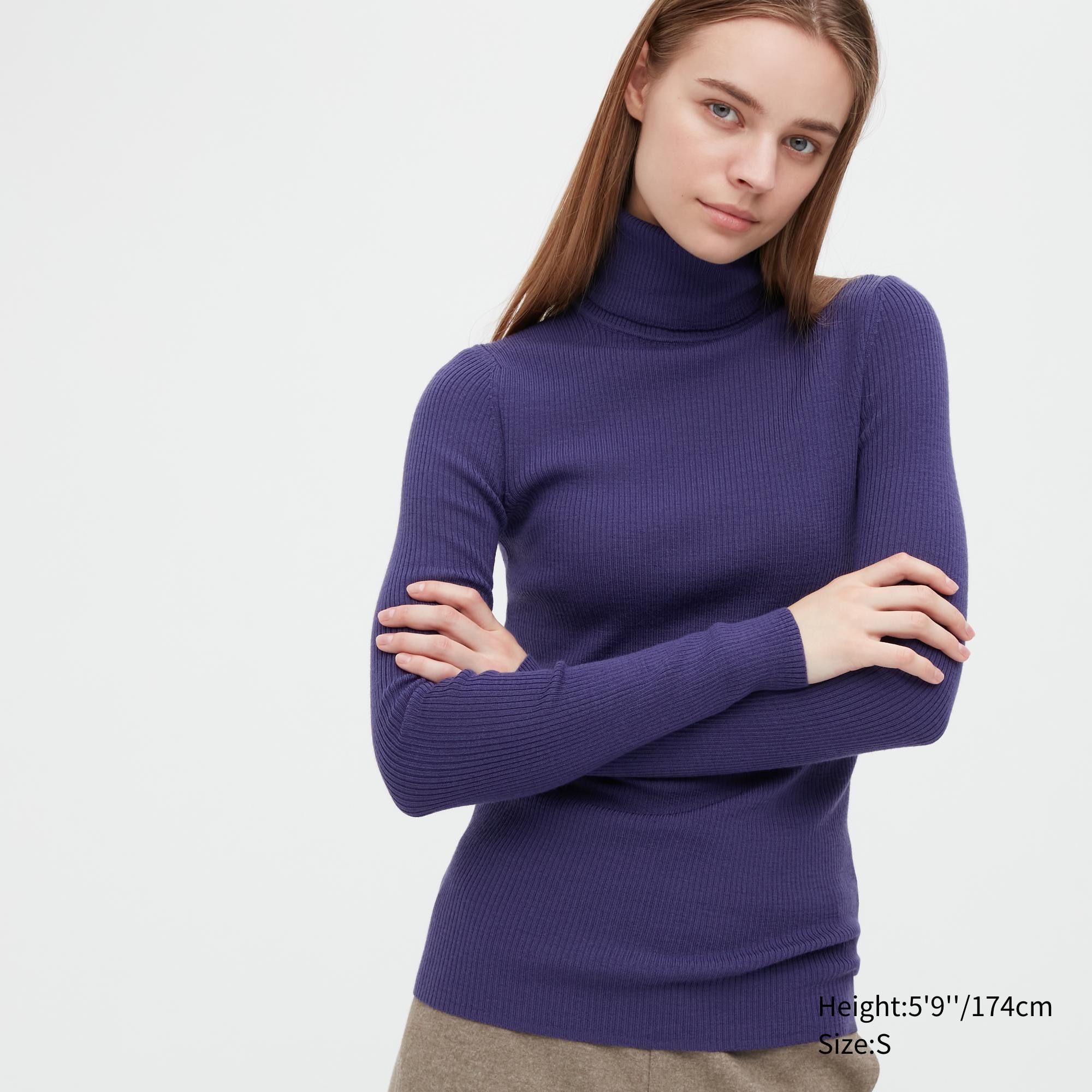 

Водолазка женская UNIQLO 453458COL75 фиолетовая 2XS (доставка из-за рубежа), 453458COL75