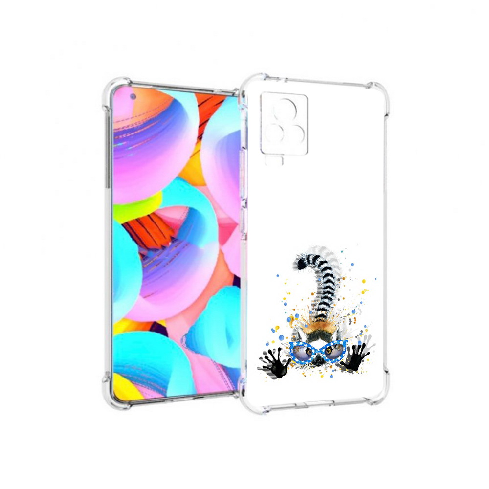 

Чехол MyPads Tocco для Vivo IQOO 7 лямур, Прозрачный, Tocco