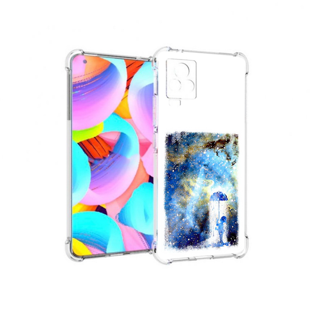 

Чехол MyPads Tocco для Vivo IQOO 7 мальчик в небе, Прозрачный, Tocco