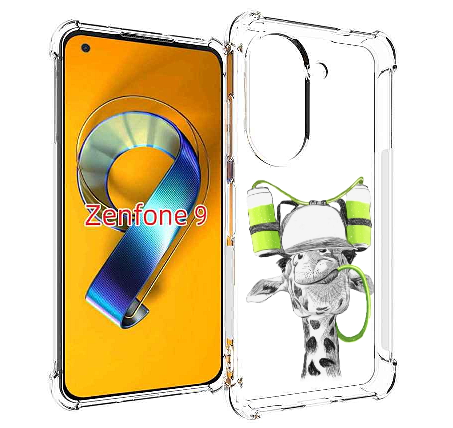 

Чехол MyPads Жираф для Asus Zenfone 9 (AI2202), Прозрачный, Tocco