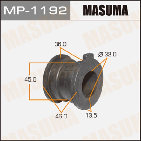 

Втулка стабилизатора (упаковка 2 шт, цена за 1 шт) MASUMA mp1192