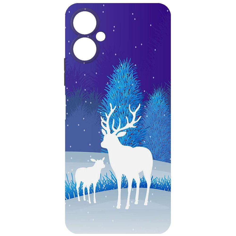 

Чехол-накладка Krutoff Софт Кейс Олень для Tecno Camon 19 Neo черный