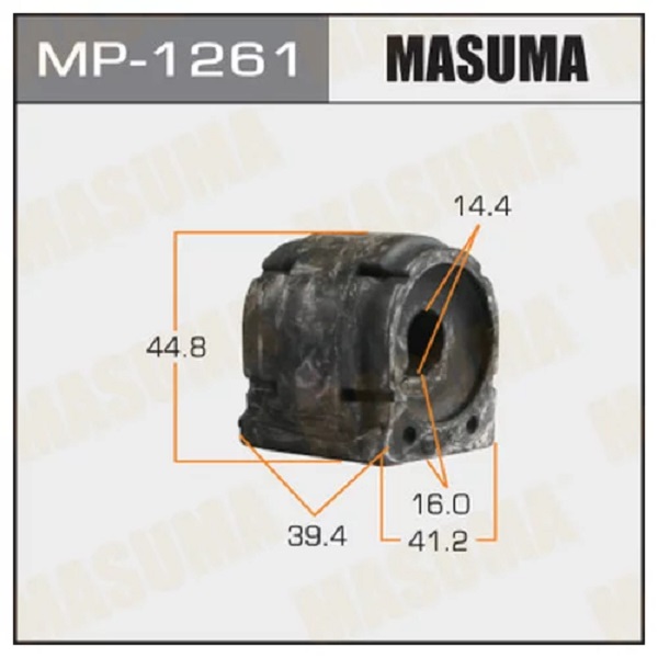 

Втулка стабилизатора (упаковка 2 шт, цена за 1 шт) MASUMA mp1261