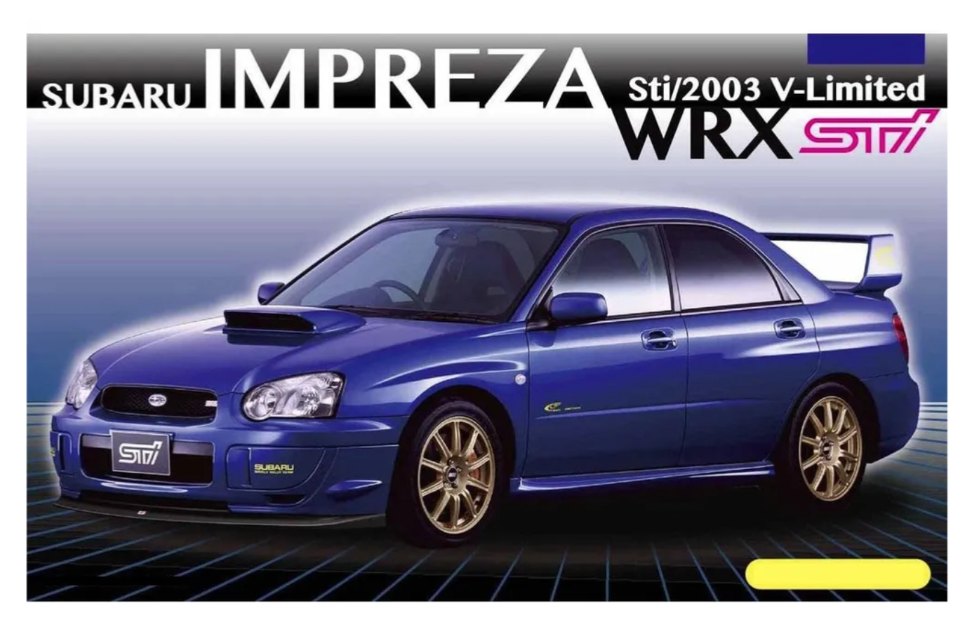 

FU03940 Сборная модель Subaru Impreza WRX STI 2003