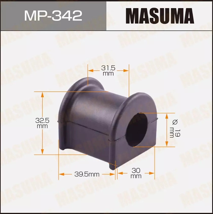 

Втулка стабилизатора (упаковка 2 шт, цена за 1 шт) MASUMA mp342