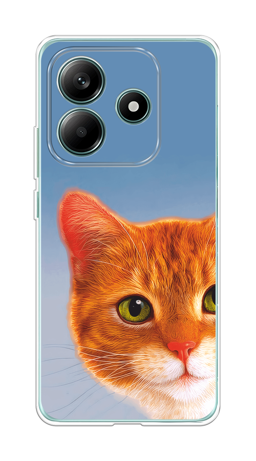 

Чехол на Xiaomi Redmi Note 14 5G Любопытный котик, Коричневый, 323850-1