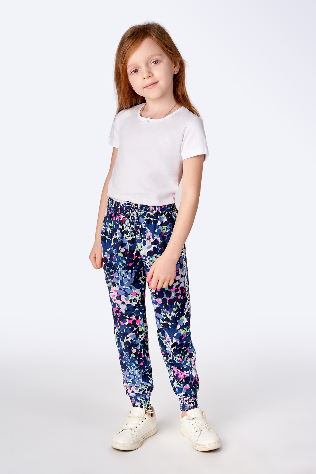 

Брюки для девочки Baon BK290035 цв. синий р.128, BK290035