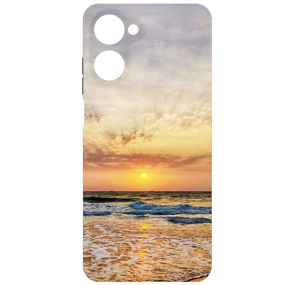 

Чехол-накладка Krutoff Soft Case Индия, Пляжи Гоа для Realme 10 4G черный