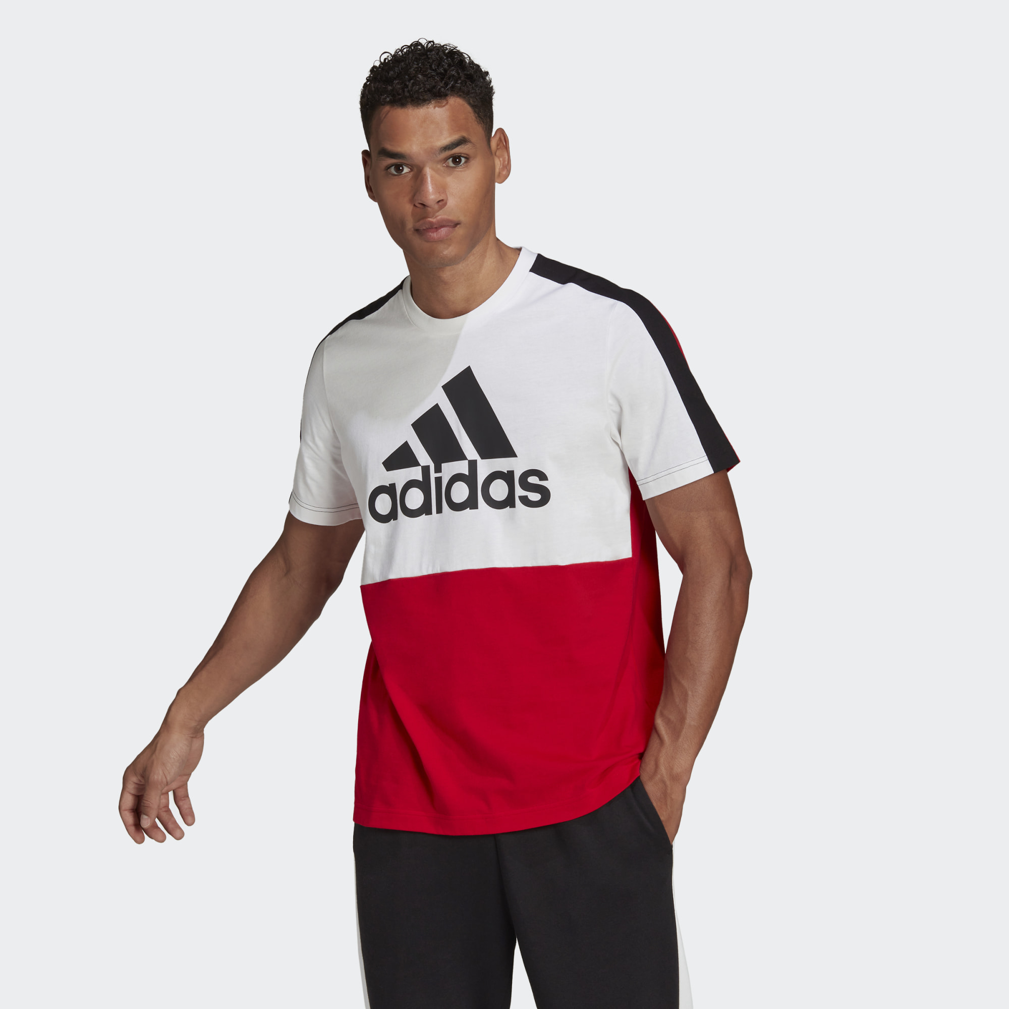 

Футболка мужская Adidas HE4330 белая L, HE4330