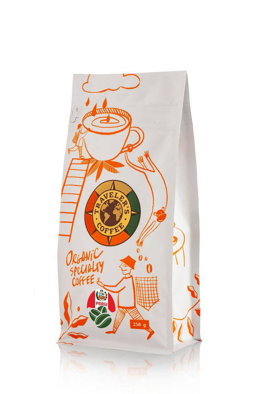 

Кофе в зёрнах жареный эспрессо смесь 10 СИТИ TRAVELERS-COFFEE (250 гр)