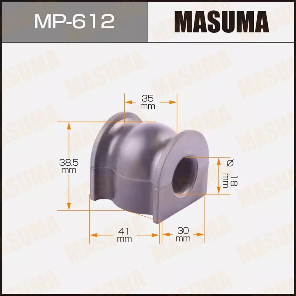 

Втулка стабилизатора пер. MASUMA mp612